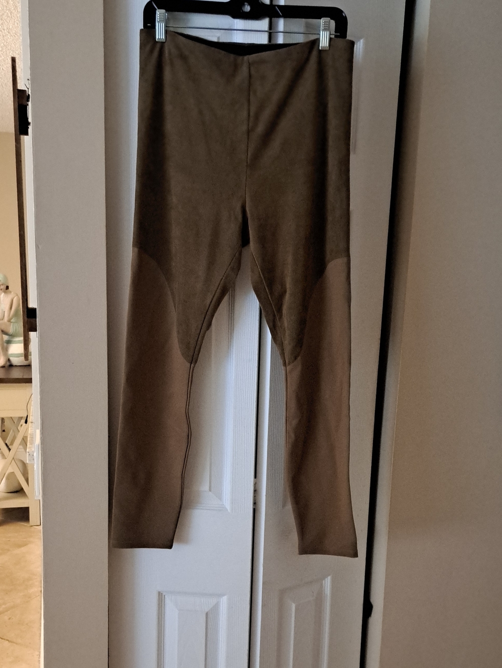 Lysse Faux Suede Chaps Look Pants SzL Excellent